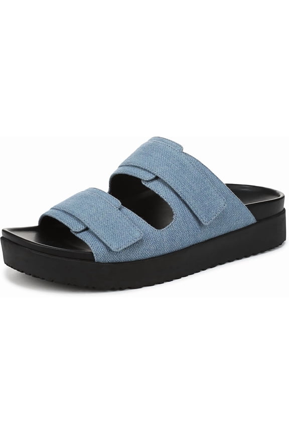Women's Riviera Slide Sandal  Medium Denim 6W