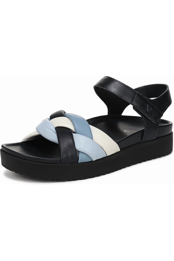Women's Rosa Strappy Sandal Navy Multi Leather 6W