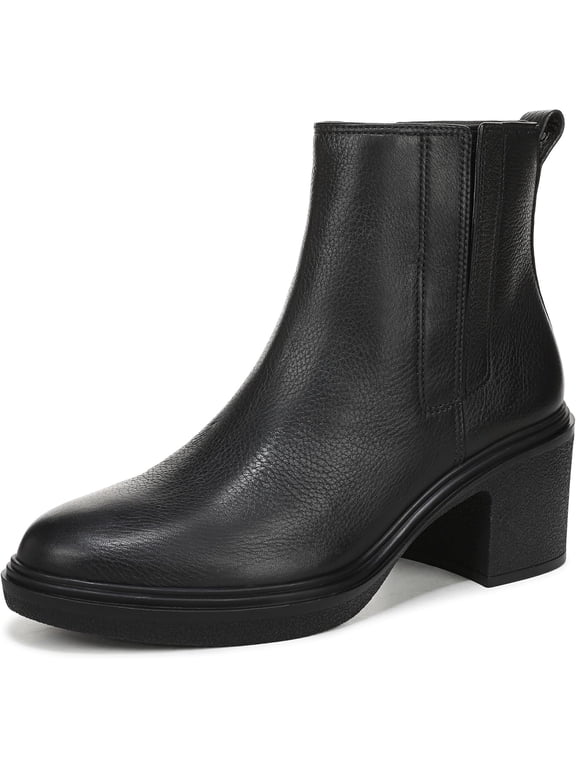 Women's Savannah Ankle Boot Black Tumbled Leather - J5391L1001