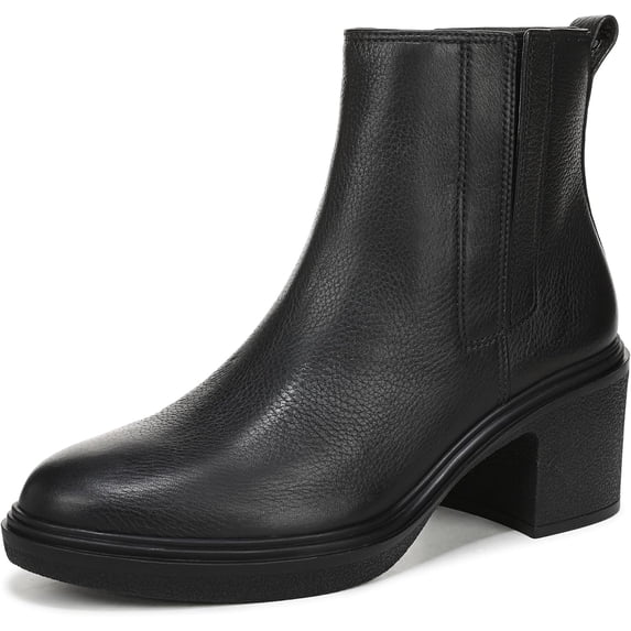 Vionic Savannah Women's Boots Black Tumbled Leather Size 8.5 M
