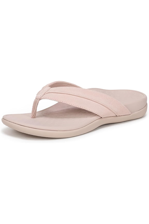 Women's Shore Toe Post Sandal Cameo Rose Suede 9M