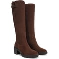 thumbnail image 1 of Vionic Sonora Wide Calf Women's Boots Coffee Suede Size 6 M, 1 of 5