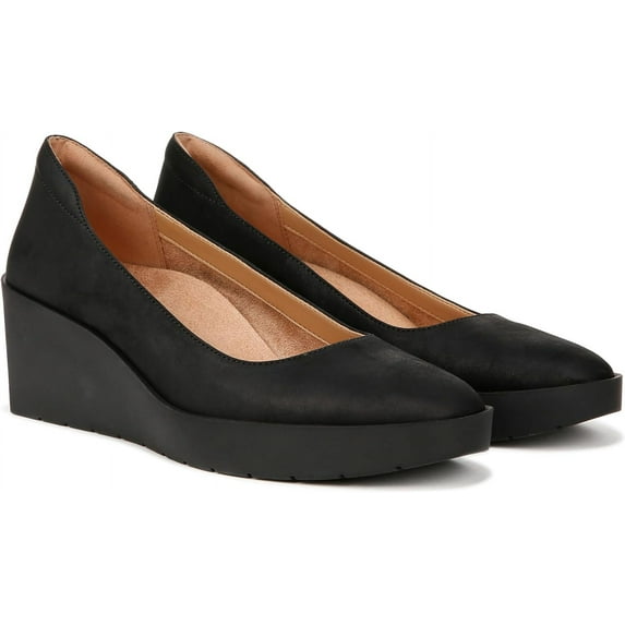 Vionic Women's Sutro Sereno Comfortable Wedge Heels Black 8M