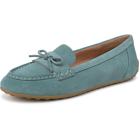 Vionic Women's Taryn Driving Style Loafer Bodega Blue Suede 5M