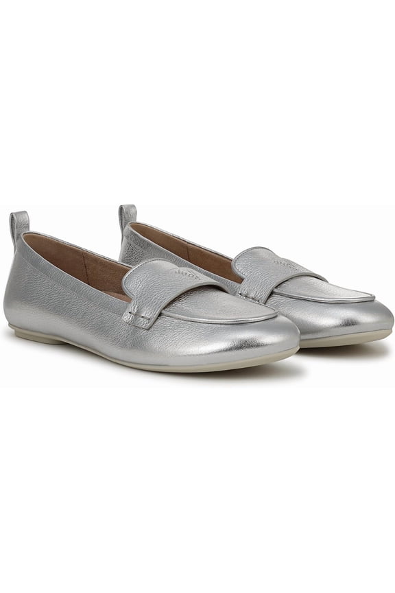 Tessa Women's Flats Silver Metallic Leather Size 8.5 M