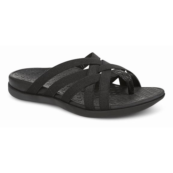 Vionic Women's Tia Thong Sandals Black 10M