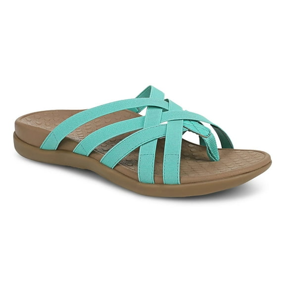 Vionic Women's Tia Thong Sandals Teal 9M