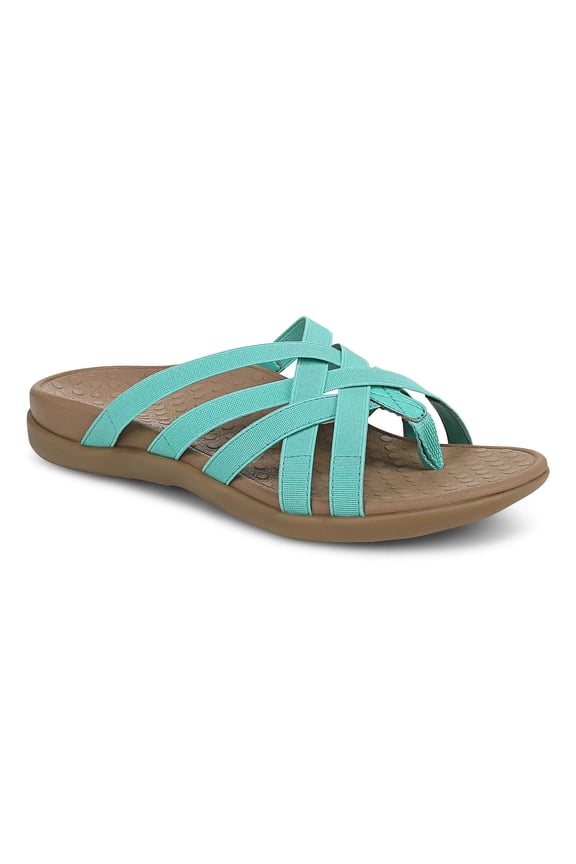 Women's Tia Thong Sandals Teal 9M