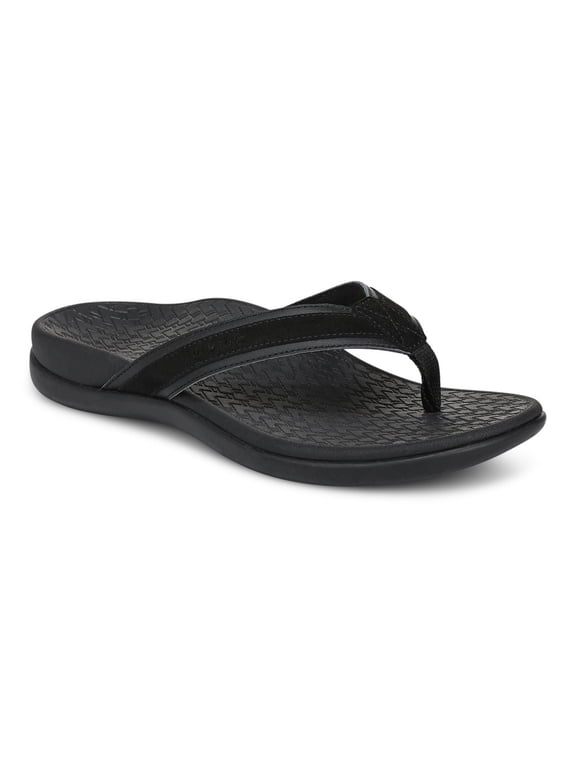 Women's Tide 2.0 Post Sandals Black Suede - J7545L1001