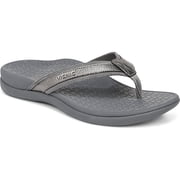 Vionic Women's Tide 2.0 Toe Post Sandal, Pewter, 8, Medium