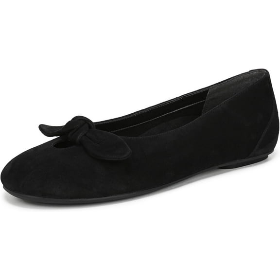 Vionic Tilly Women's Flats Black Suede Size 6.5 W