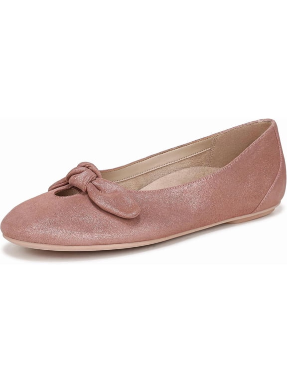 Women's Tilly Ballet Flat Cinder Rose Metallic 5W