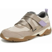 Vionic Womens Walk Slim Gia Sneaker Parchment Suede/Leather 5W