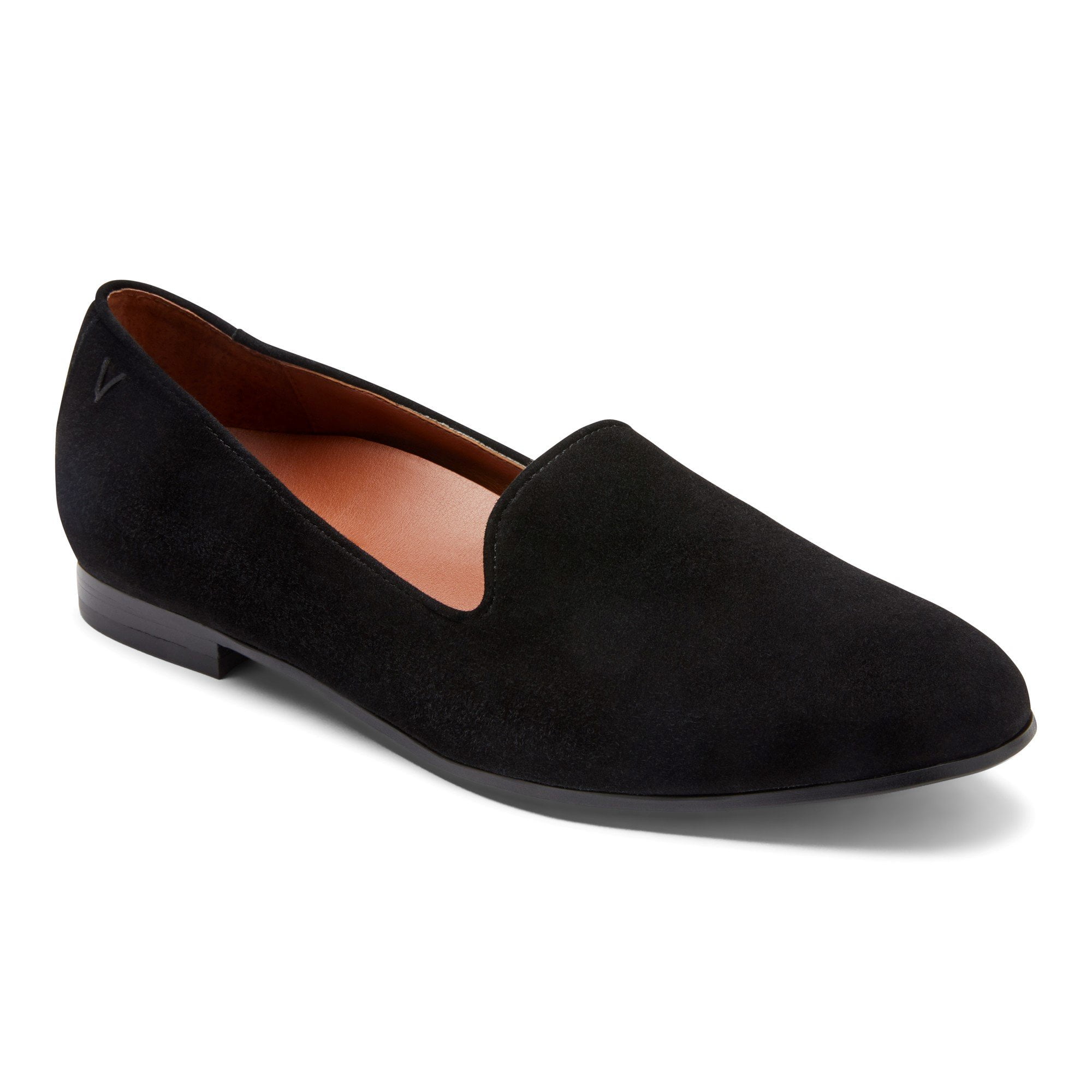 Vionic Women's Willa Slip-on Flat Black Suede