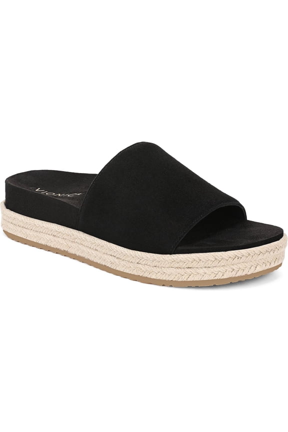 Yasmina Women's Sandals Black Suede Size 7 M