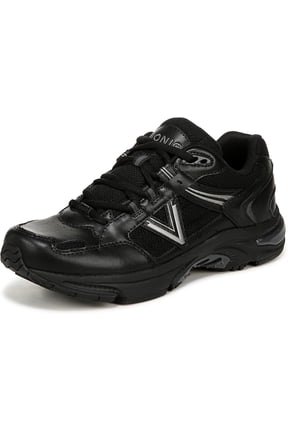 Womens 23Walk 2.0 Sneaker - Black Char Leather Mesh