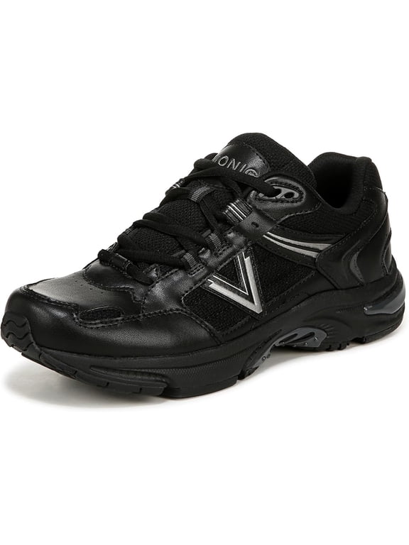 Womens 23Walk 2.0 Sneaker - Black Char Leather Mesh