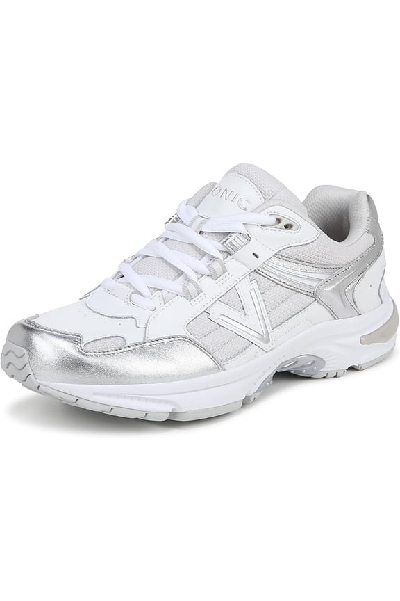 Womens 23Walk 2.0 Sneaker - White Silver Leather
