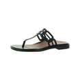 thumbnail image 1 of Vionic Womens Alvana Leather Thong Slide Sandals, 1 of 10