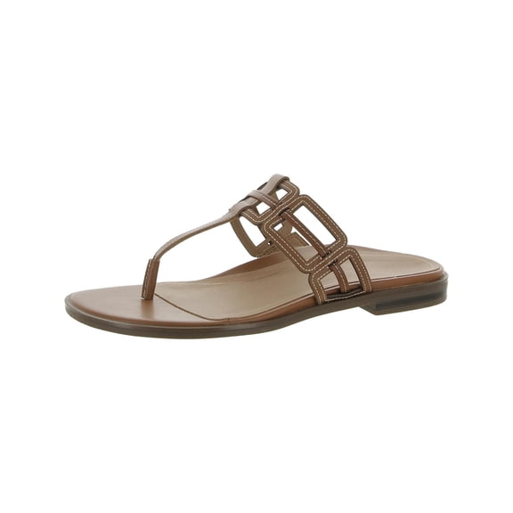 Vionic Womens Alvana Leather Thong Slide Sandals