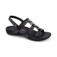 thumbnail image 1 of Vionic Womens Amber Adjustable Sandal Black Crocodile, 1 of 2