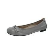 Vionic Womens Amorie Textured Leather Ballet Flats