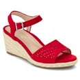 thumbnail image 1 of Vionic Womens Ariel Wedge Sandal Cherry, 1 of 10