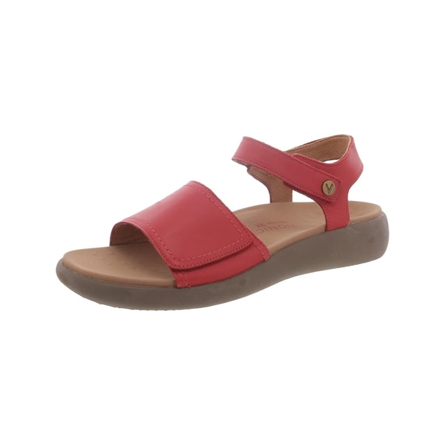 Vionic Womens Awaken Adjustable Leather Slingback Sandals