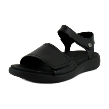 Vionic Awaken RX Women's Sandals Black Leather Size 7.5 W