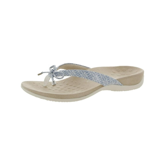 Vionic Womens Bella Bow Slip On Thong Sandals