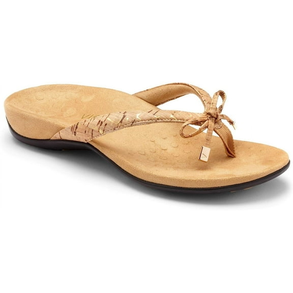 Vionic Women's Rest Bella Gold Cork Sandal 6.5M