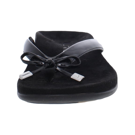 Vionic Women's Bella Toe Post Sandal Black - 10000435001