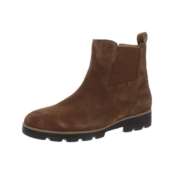 Vionic Womens Brighton Suede Water Repellent Chelsea Boots