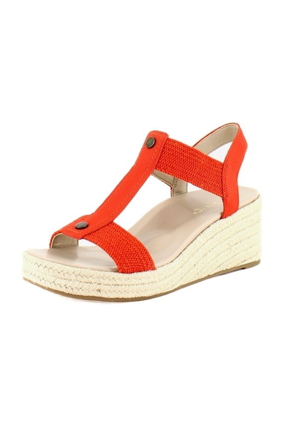 Calera Women's Sandals Cherry Tomato Nubuck/Fabric Size 9.5 W