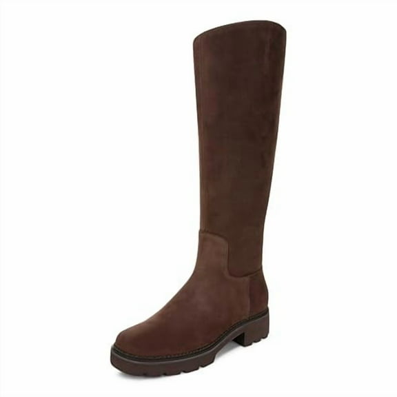 Vionic Fallbrook Women's Boots Chocolate Leather Size 7 W