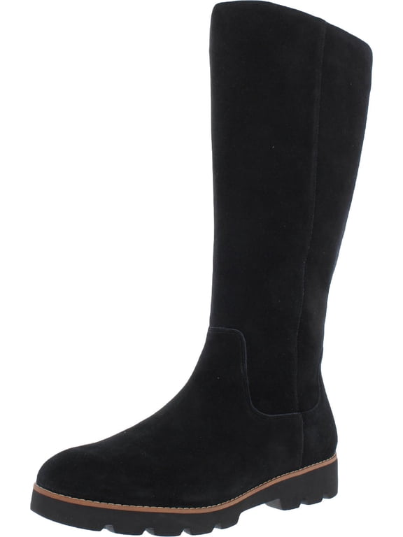Womens Gwen Suede Water Repellent Knee-High Boots