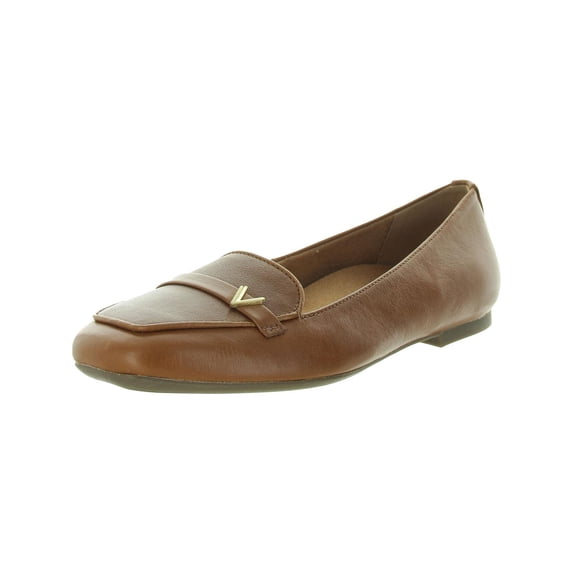 Vionic Women's Hayes Skimmers Ballet Flat Tan Brown Leather 6W
