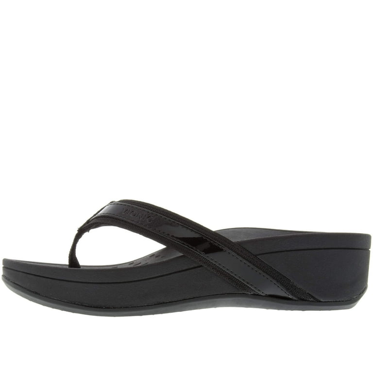 Vionic Womens High Tide Platform Sandal Black Walmart