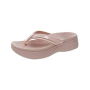 Vionic Womens High Tide ll Patent Leather Summer Platform Sandals