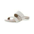 thumbnail image 1 of Vionic Womens Jeanne Leather Braided Slide Sandals, 1 of 3