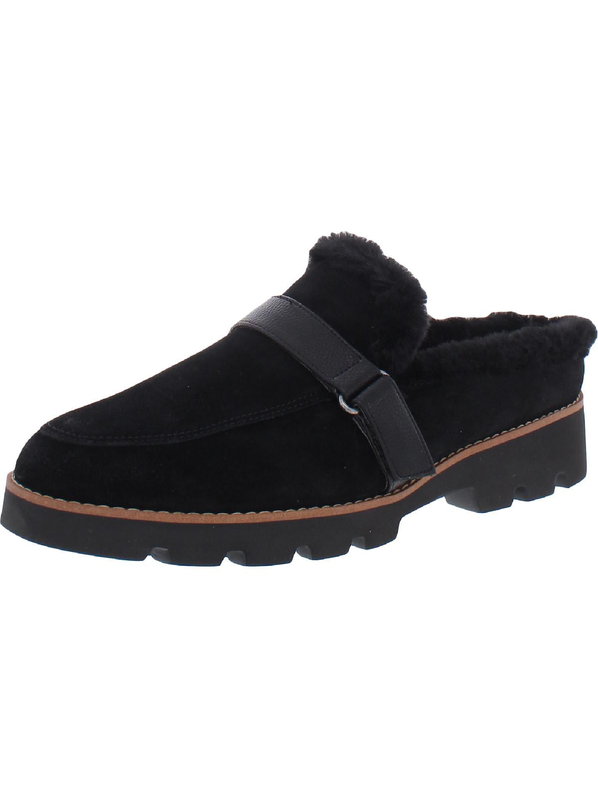 Vionic black cheap mules