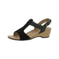 thumbnail image 1 of Vionic Womens Kaytie Suede Open Toe Wedge Sandals, 1 of 3