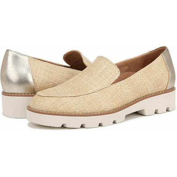 Vionic Womens Kensley Laceless Leather Loafers