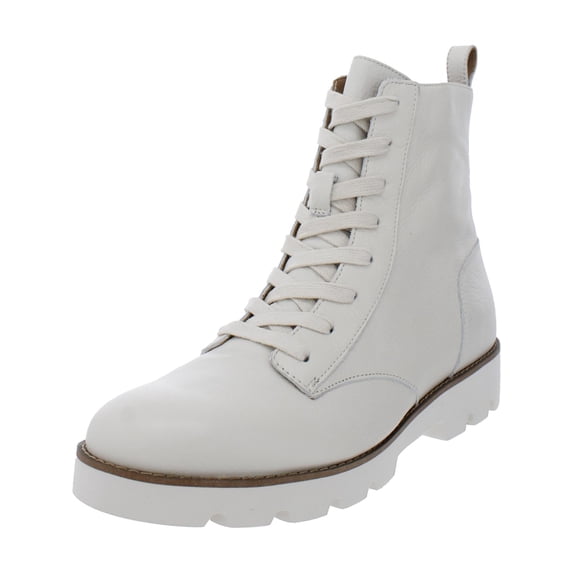 Vionic Womens Lani Leather Lace-Up Ankle Boots
