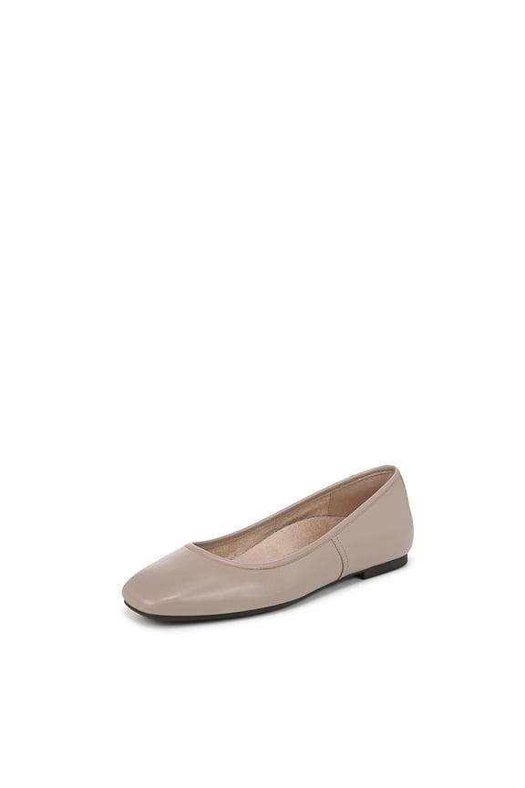 Womens Orinda Ballet Flat Putty Beige Leather 9 M