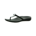 thumbnail image 1 of Vionic Womens Raysa Patent Leather Thong Flip-Flops, 1 of 3