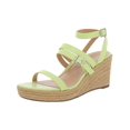 thumbnail image 1 of Vionic Womens Sabina Leather Ankle Strap Wedge Sandals, 1 of 3