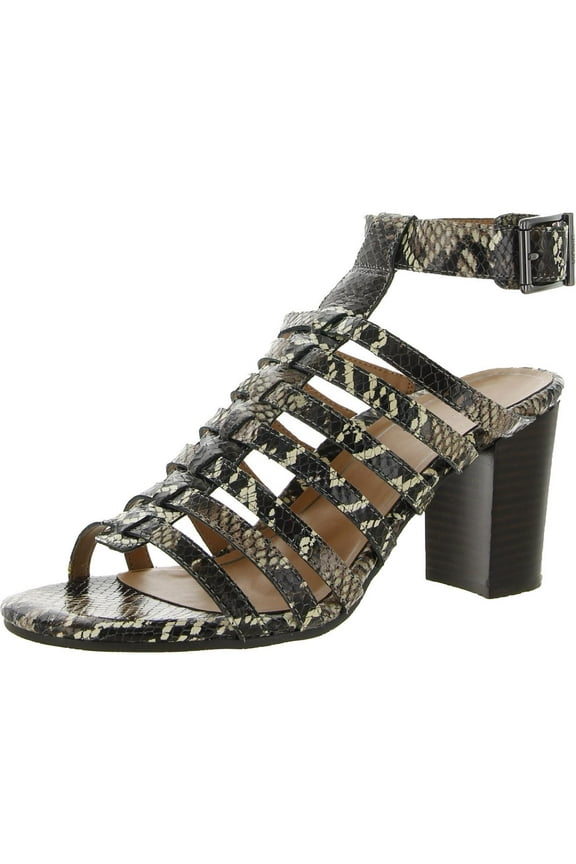 Womens Sami Boa Ankle Strap Open Toe Heels