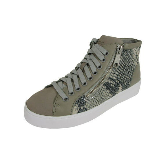 Vionic Womens Splendid Torri High Top Sneaker Shoes, Natural Snake, US 6