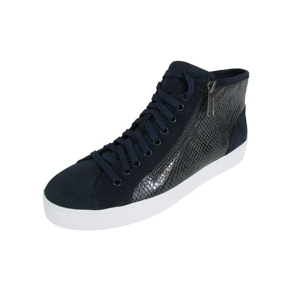 Vionic Womens Splendid Torri High Top Sneaker Shoes, Navy, US 6.5